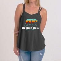 Broken Bow Oklahoma Lake Outdoors Bear Women's Strappy Tank