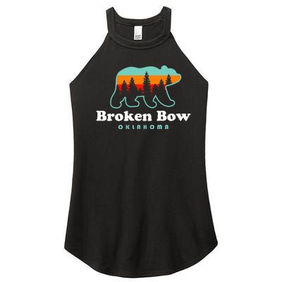 Broken Bow Oklahoma Lake Outdoors Bear Women's Perfect Tri Rocker Tank