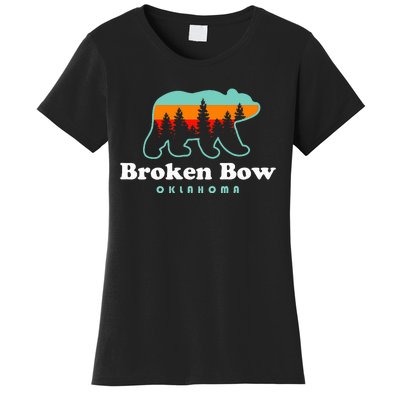 Broken Bow Oklahoma Lake Outdoors Bear Women's T-Shirt