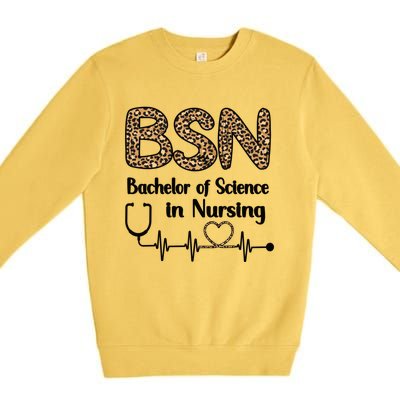 Bsn Bachelor Of Science In Nursing Student Graduation Gift Premium Crewneck Sweatshirt