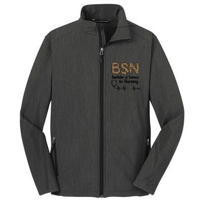 Bsn Bachelor Of Science In Nursing Student Graduation Gift Core Soft Shell Jacket