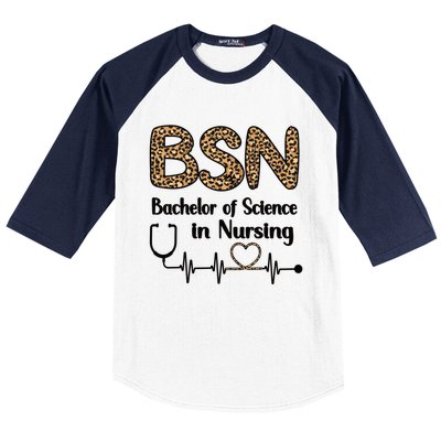 Bsn Bachelor Of Science In Nursing Student Graduation Gift Baseball Sleeve Shirt