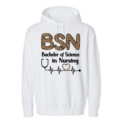 Bsn Bachelor Of Science In Nursing Student Graduation Gift Garment-Dyed Fleece Hoodie