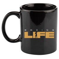 Boxing 11oz C Handle Ceramic Mug
