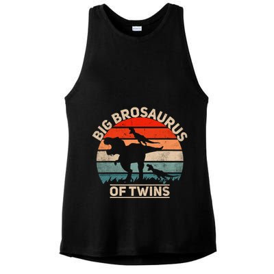 Big Brosaurus Of Twins Big Brother Of Twins Annonce Ladies PosiCharge Tri-Blend Wicking Tank