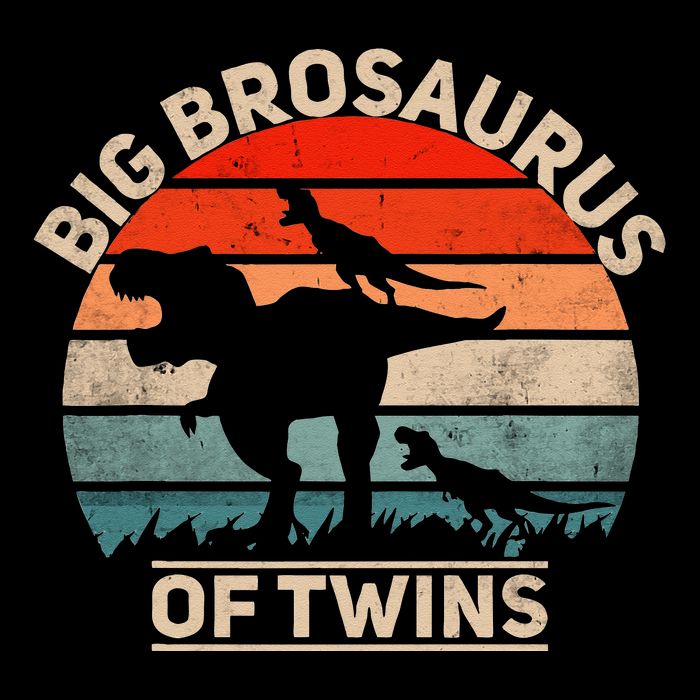Big Brosaurus Of Twins Big Brother Of Twins Annonce Cooling Performance Crew T-Shirt