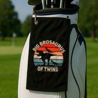 Big Brosaurus Of Twins Big Brother Of Twins Annonce Golf Towel