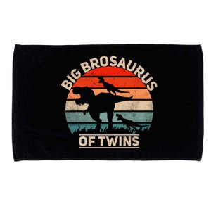 Big Brosaurus Of Twins Big Brother Of Twins Annonce Microfiber Hand Towel