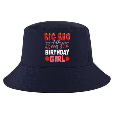 Big Bro Of The Berry First Bday Of Girl Strawberry Brother Cool Comfort Performance Bucket Hat