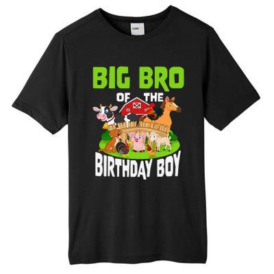 Big Bro Of The Birthday Boy Brother Bday Farm Family Party Tall Fusion ChromaSoft Performance T-Shirt