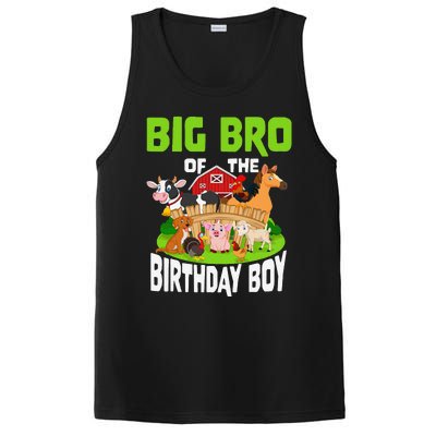 Big Bro Of The Birthday Boy Brother Bday Farm Family Party PosiCharge Competitor Tank