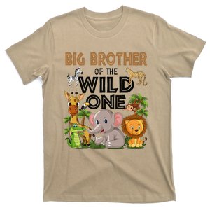 Big Brother Of The Wild One Birthday 1st Safari Jungle Famil T-Shirt