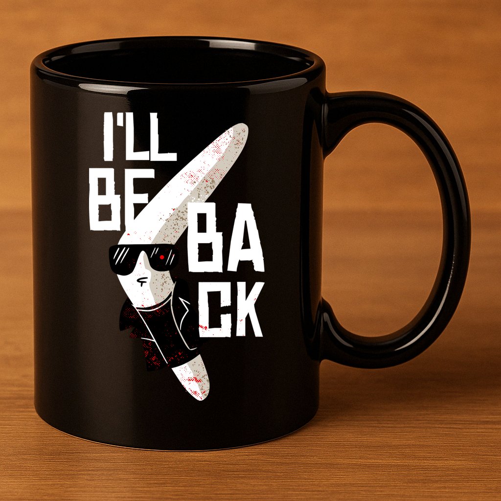 Boomerang 11oz C Handle Ceramic Mug