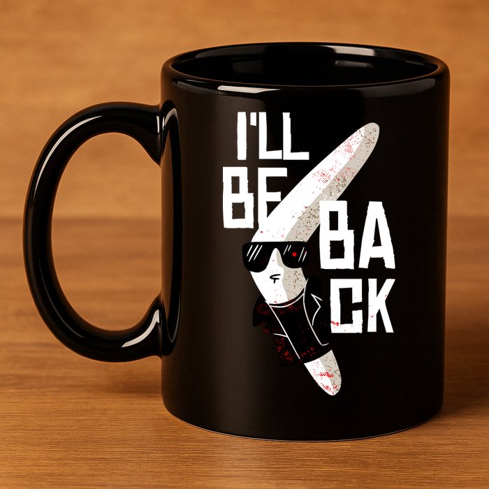 Boomerang 11oz C Handle Ceramic Mug