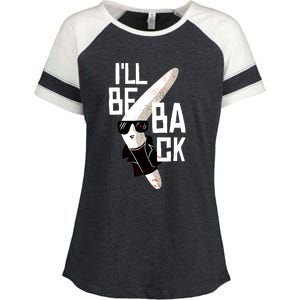 Boomerang Enza Ladies Jersey Colorblock Tee