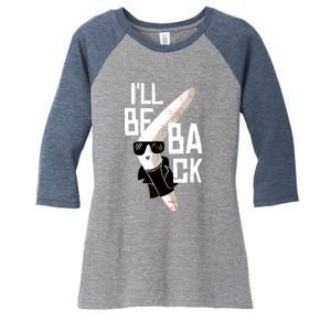 Boomerang Women's Tri-Blend 3/4-Sleeve Raglan Shirt