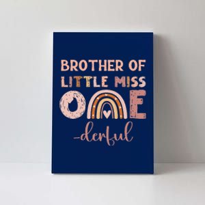 Boho Brother Of Miss Onederful 1st Birthday Girl Cute Canvas