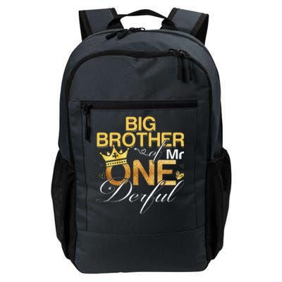 Big Brother Of Mr Onederful 1st Birthday First Onederful Daily Commute Backpack