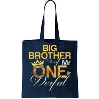 Big Brother Of Mr Onederful 1st Birthday First Onederful Tote Bag