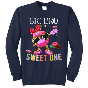 Big Brother Of The Dabbing Donut Birthday Girl Donut Sweet Tall Sweatshirt