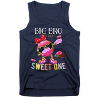 Big Brother Of The Dabbing Donut Birthday Girl Donut Sweet Tank Top