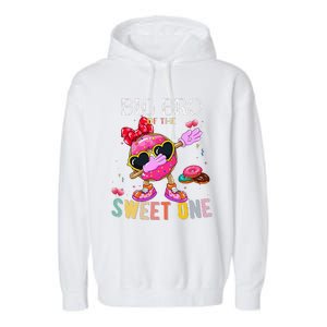 Big Brother Of The Dabbing Donut Birthday Girl Donut Sweet Garment-Dyed Fleece Hoodie