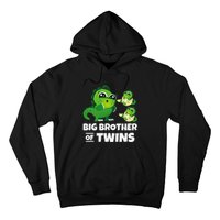 Big Brother of Twins Older Brother of Twin Announcement Hoodie