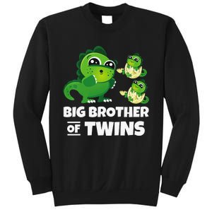 Big Brother of Twins Older Brother of Twin Announcement Sweatshirt