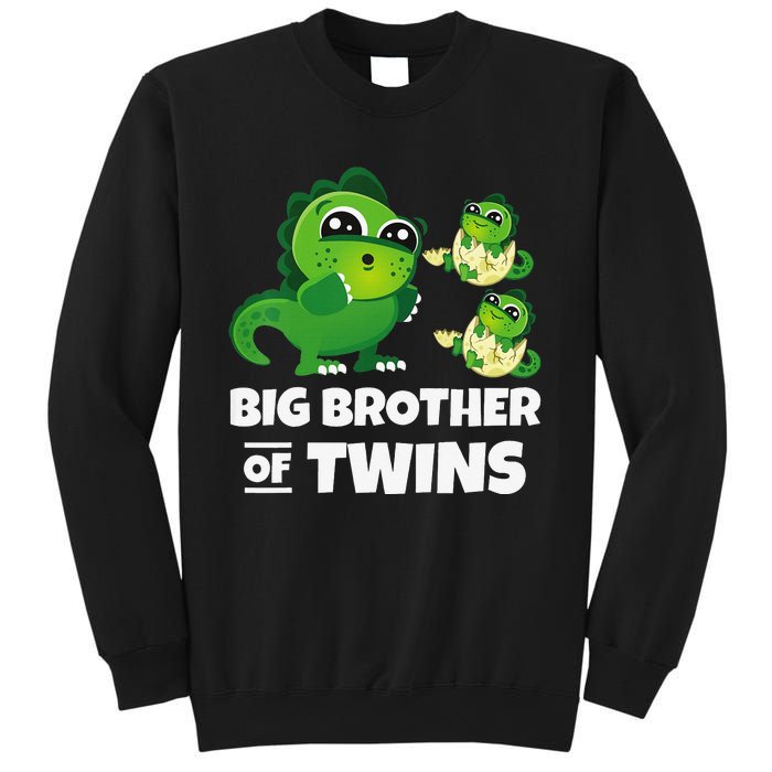 Big Brother of Twins Older Brother of Twin Announcement Sweatshirt