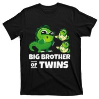 Big Brother of Twins Older Brother of Twin Announcement T-Shirt