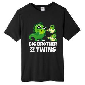 Big Brother of Twins Older Brother of Twin Announcement Tall Fusion ChromaSoft Performance T-Shirt