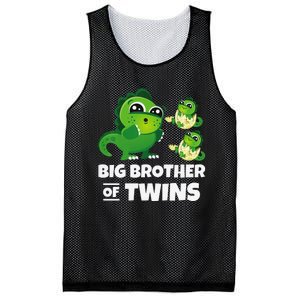 Big Brother of Twins Older Brother of Twin Announcement Mesh Reversible Basketball Jersey Tank