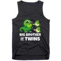 Big Brother of Twins Older Brother of Twin Announcement Tank Top