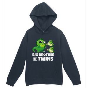 Big Brother of Twins Older Brother of Twin Announcement Urban Pullover Hoodie