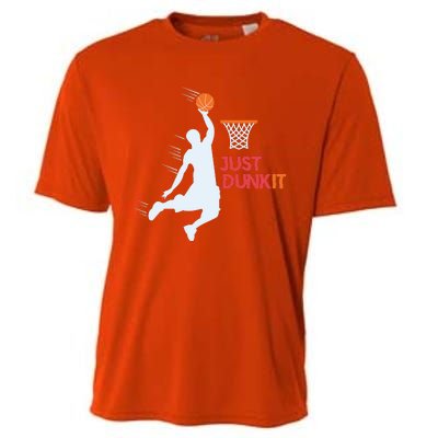 Best Basketballer Of All Time Just Dunk It Basketball Lover Cooling Performance Crew T-Shirt