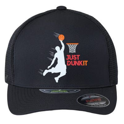 Best Basketballer Of All Time Just Dunk It Basketball Lover Flexfit Unipanel Trucker Cap
