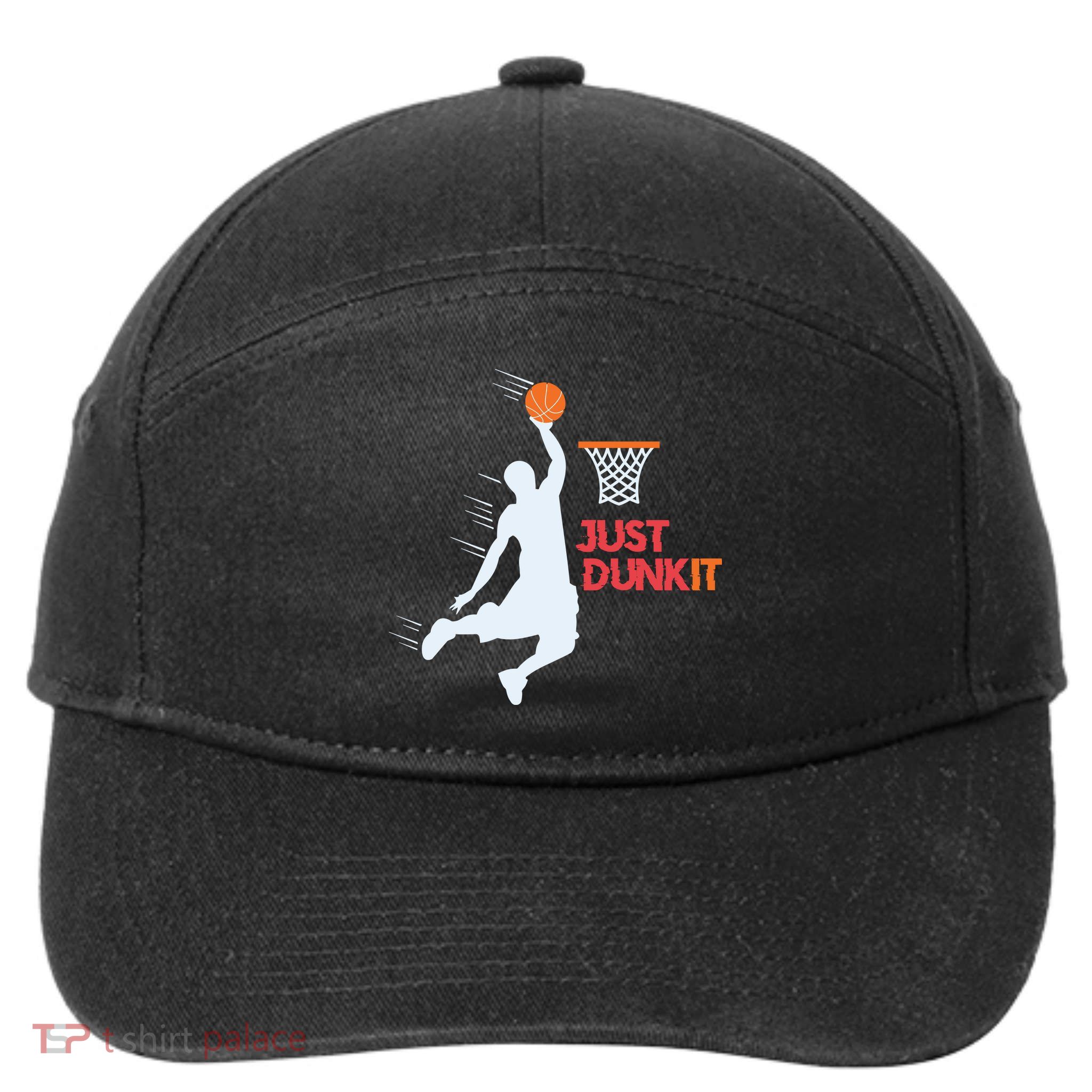 Best Basketballer Of All Time Just Dunk It Basketball Lover 7-Panel Snapback Hat