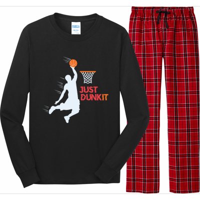 Best Basketballer Of All Time Just Dunk It Basketball Lover Long Sleeve Pajama Set