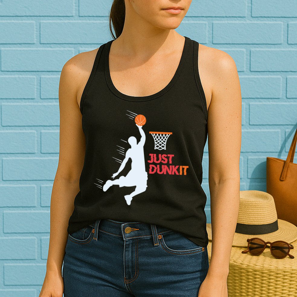 Best Basketballer Of All Time Just Dunk It Basketball Lover Womens Tank Top