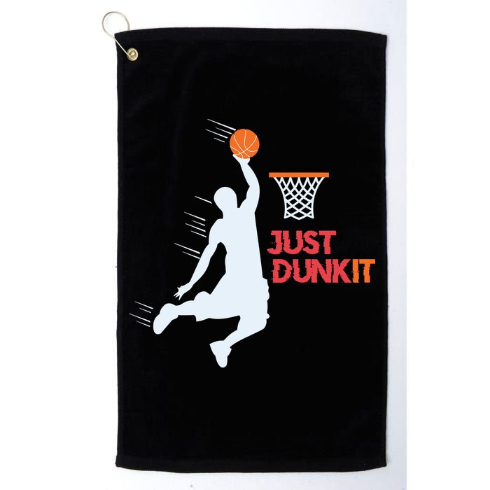 Best Basketballer Of All Time Just Dunk It Basketball Lover Golf Towel