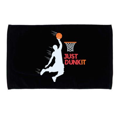 Best Basketballer Of All Time Just Dunk It Basketball Lover Microfiber Hand Towel