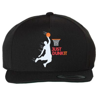 Best Basketballer Of All Time Just Dunk It Basketball Lover Wool Snapback Cap