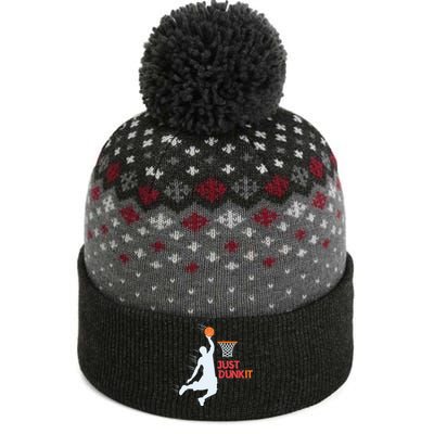 Best Basketballer Of All Time Just Dunk It Basketball Lover The Baniff Cuffed Pom Beanie