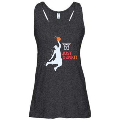 Best Basketballer Of All Time Just Dunk It Basketball Lover Ladies Essential Flowy Tank