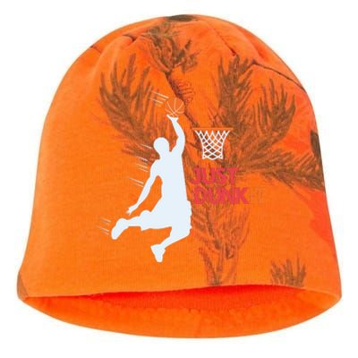 Best Basketballer Of All Time Just Dunk It Basketball Lover Kati - Camo Knit Beanie