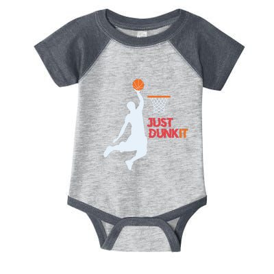 Best Basketballer Of All Time Just Dunk It Basketball Lover Infant Baby Jersey Bodysuit