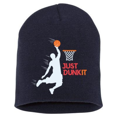 Best Basketballer Of All Time Just Dunk It Basketball Lover Short Acrylic Beanie