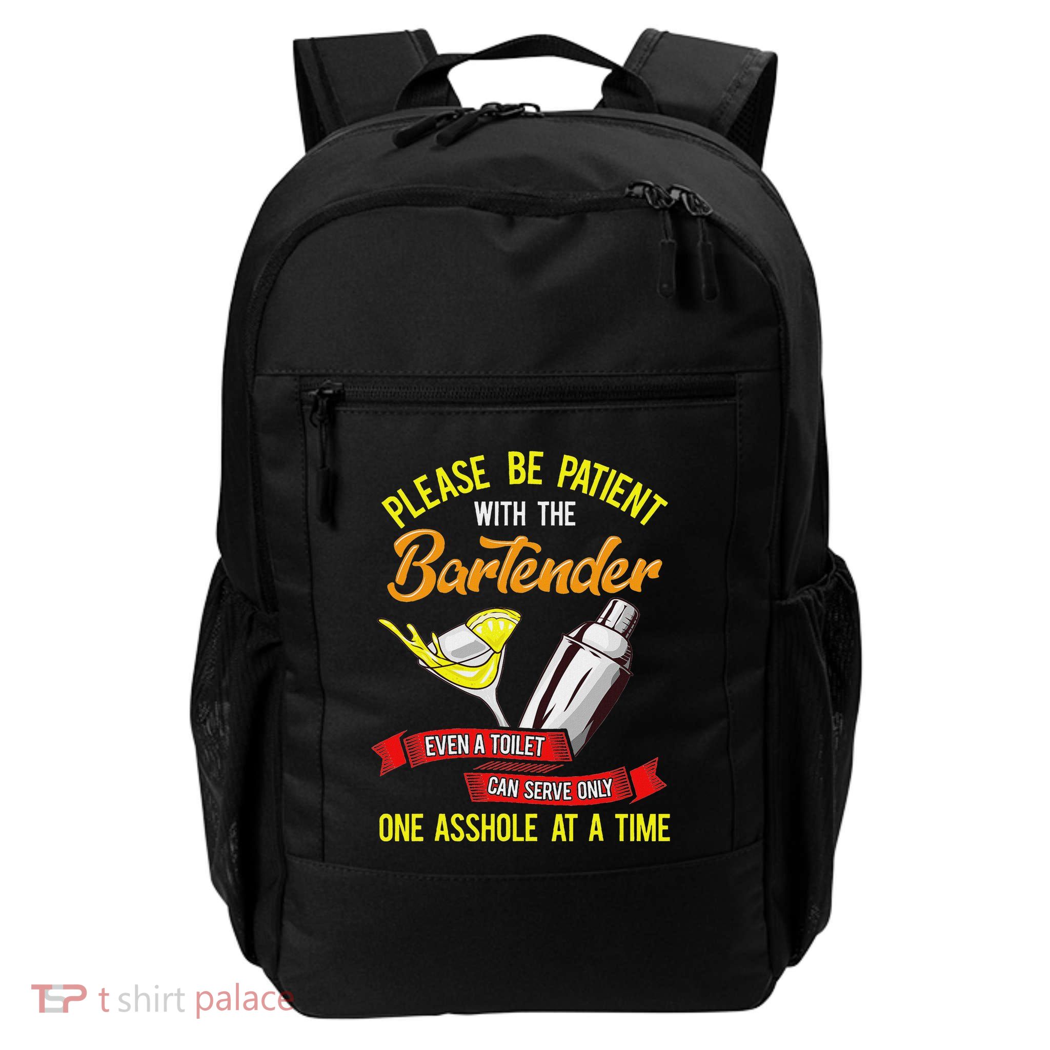 Bartender Bar Owner Funny Bartending Gift Daily Commute Backpack