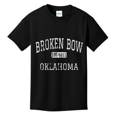 Broken Bow Oklahoma Ok Vintage Kids T-Shirt