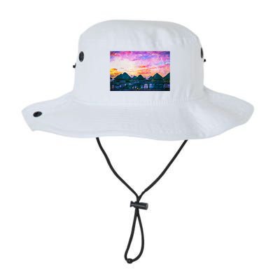 Bora Bora Oceania Oil Paint Bucket Hat